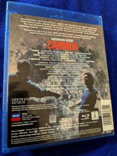 Bizet - CARMEN - Vasselina Kasarova, Jonas Kaufmann - Blu-ray