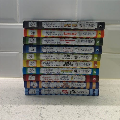Dagbok för alla mina fans x 10st Jeff Kinney inbundna