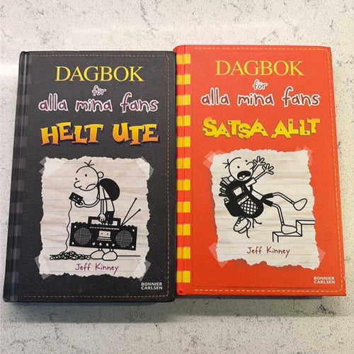 Dagbok för alla mina fans x 10st Jeff Kinney inbundna