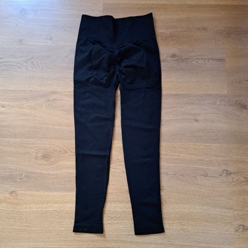 Helt nya Svarta tights med rumplyft, storlek XL