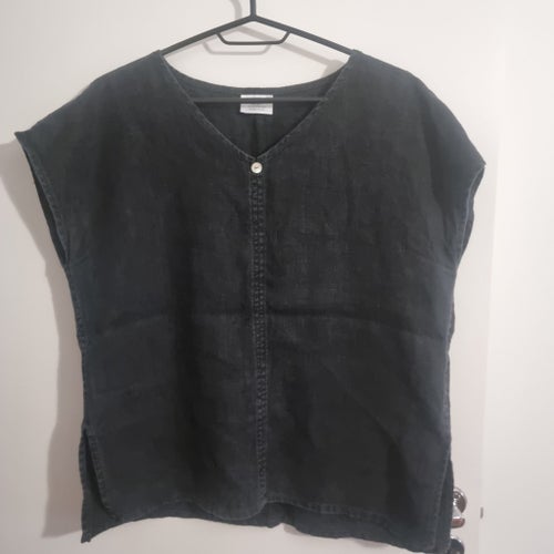 DESIGNER Britta de Bruin svart topp, storlek S-L