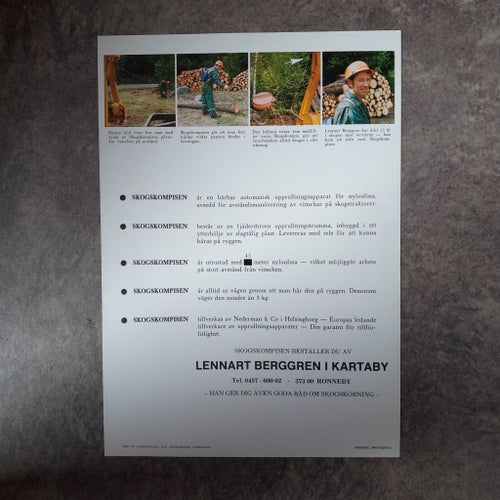 Broschyr NEDERMAN "SKOGSKOMPISEN"