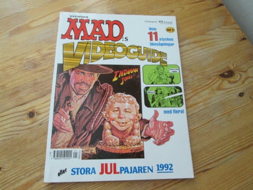 MAD MADS VIDEOGUIDE ELLER STORA JULPAJAREN 1992 TRYCKT FINLAND 1992 I FINT SKICK