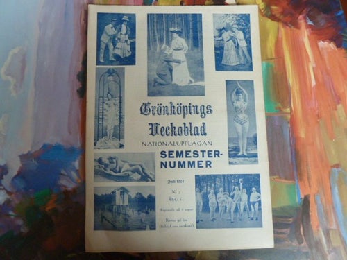 GRÖNKÖPINGS VECKOBLAD, 1962 JULI NR.7 , TIDNING