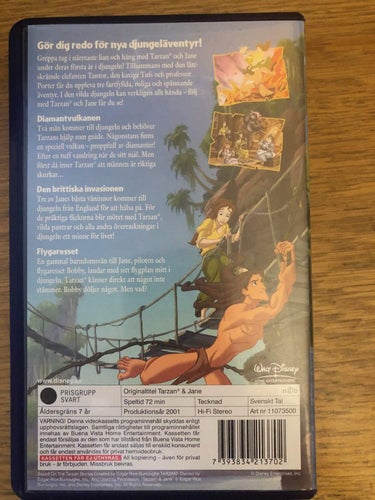 Tarzan & Jane - Disneyklassiker - VHS