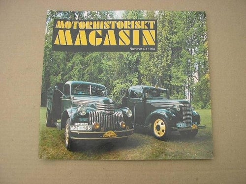 MHS Motorhistoriskt Magasin 1994 Nr.4