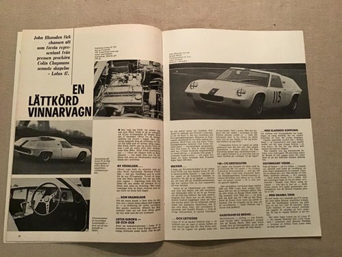 ILLUSTRERAD MOTORSPORT NR 3 1967 LOTUS 47,RALLY,FRASER GT,SVENSKA RALLYT