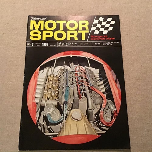 ILLUSTRERAD MOTORSPORT NR 3 1967 LOTUS 47,RALLY,FRASER GT,SVENSKA RALLYT