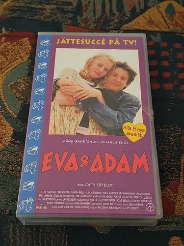 Eva & Adam Del 3+4 VHS Svenskt Tal