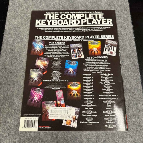 Kenneth Baker - The complete keyboard player - Dinner Jazz - Noter