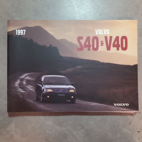 Volvo S40 & V40 1997 instruktionsbok