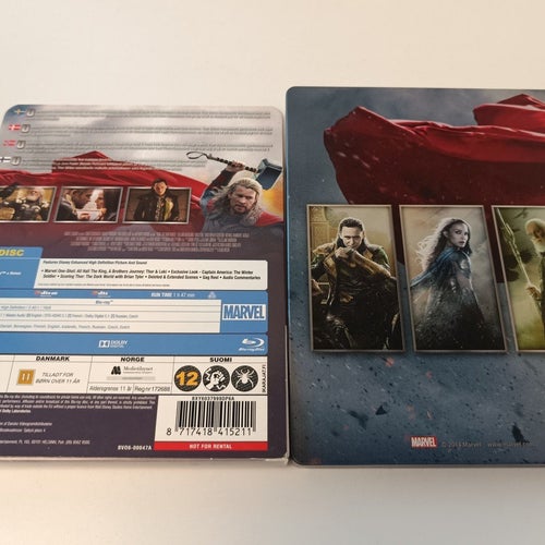 Thor: The Dark World m. Chris Hemsworth och Natalie Portman på DVD - Marvel