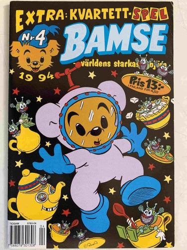 Bamse - 1994:4 NM med kvartettspel och pren.kupong