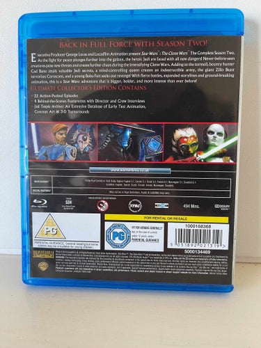 Star Wars The Clone Wars Complete Season 2 Blu-ray