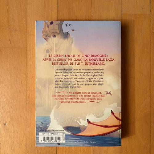 Les Royaumes de Feu, vol 1, 3-5. Av Tui T. Sutherland. Français/franska.