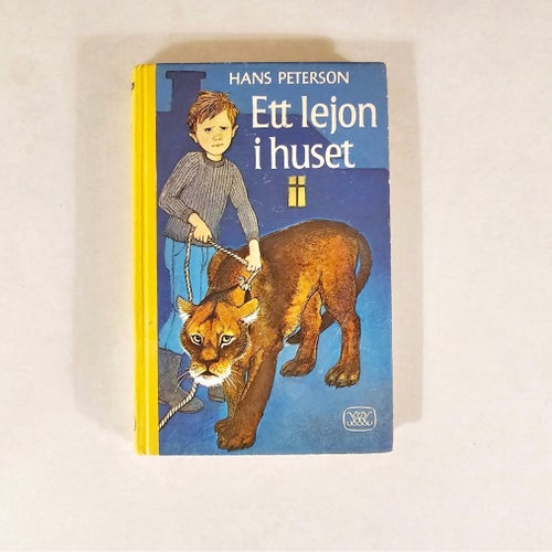 Ny bok Hans Peterson Ett lejon i huset Oöppnad Vintage