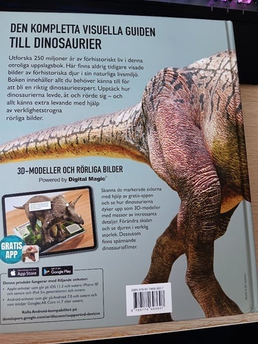 Dinosaurier - Den Ultimata Boken med 3D-app