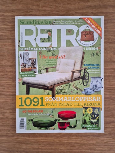 Tidningar Retro Scandinavian 2024 nr 3-4 och 2025 nr 2-3