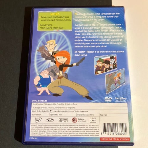 DVD Kim Possible: Tidsapan