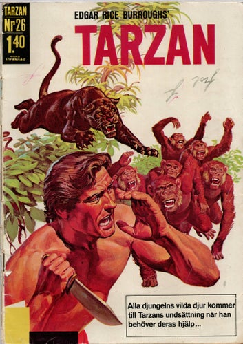 Tarzan Nr 26 (1968) av Edgar Rice Burroughs
