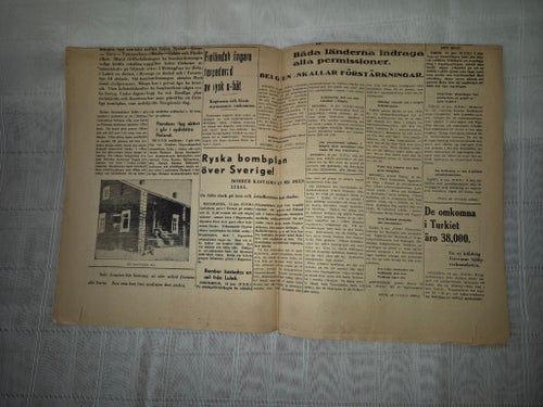 Åbo underrättelser 15 Januari 1940