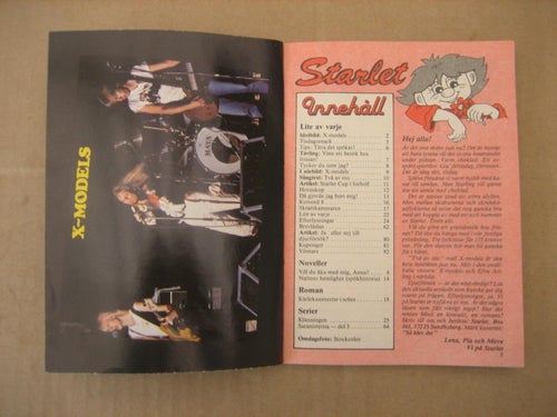 Starlet Nr:8-1982(Idolbild på X-Models, Phil Mahre)