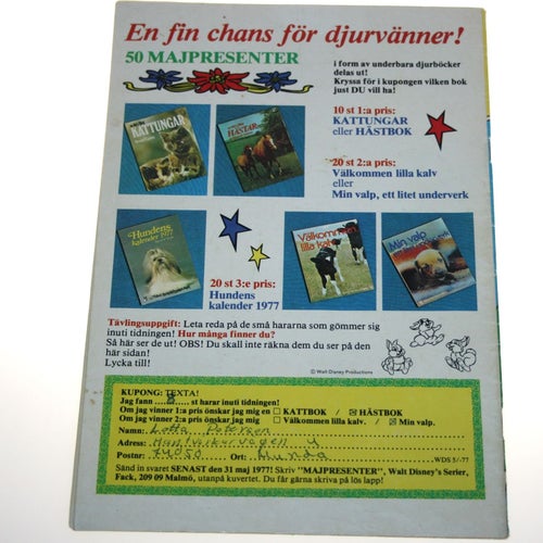 Walt Disney's serier - 1977 - NR 5 - Knattarnas fantastiska present