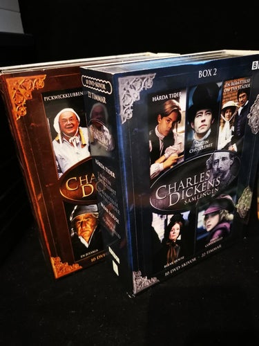Charles Dickens Samlingen - Box 1 & 2 (20-disc)(DVD) klassisk Charles Dickens