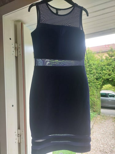 H&M Divided blå klänning, storlek 34