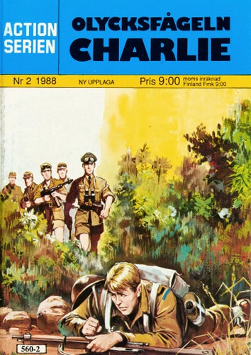 Actionserien Serietidning 1988 nr 2 – Olycksfågeln Charlie (Oläst arkivex)