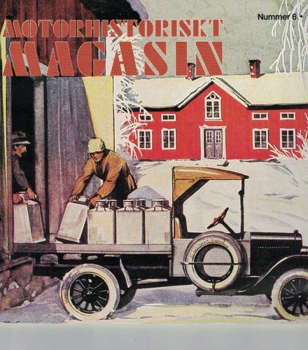 Motorhistoriskt Magasin 6/1984 Titelbild: Chevrolet 1-tons lastbil på vintern