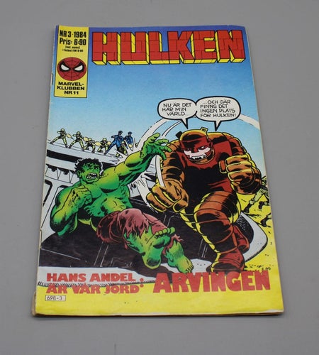 Serietidning - Hulken - Nr 3 - 1984