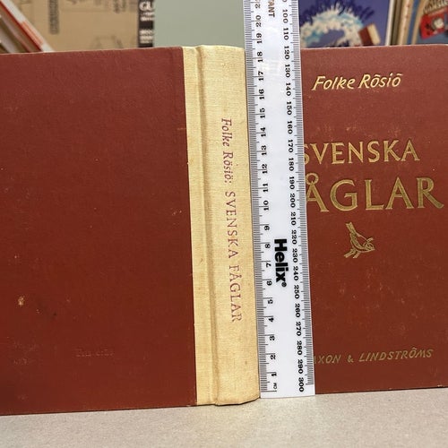 Svenska fåglar av Folke Rösiö. Bok. Very good