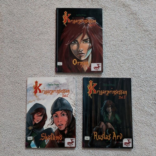 Krigarprinsessan | bok 1-7 (komplett!) | av Josefine Ottesen | utgått | svenska