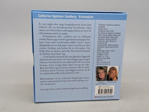 Catharina Ingelman Sundberg Brännmärkt Ljudbok på CD