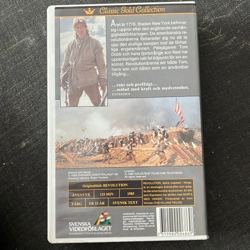Revolution (VHS) med Al Pacino