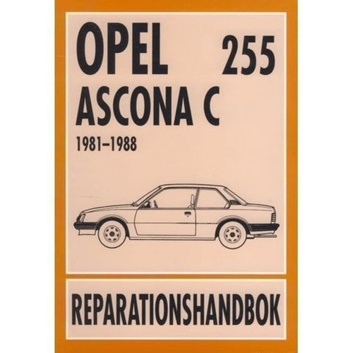 OPEL ASCONA C 1981-1988 svensk text, oanvänd, inplastad