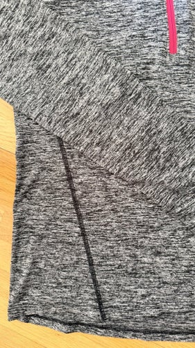 Under Armour Träningströja Grå med Dragkedja Storlek L