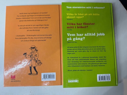 "Deckargåtor" och "1119 fantastiska gåtor"