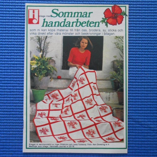 Sommarhandarbeten bilaga till Hemmets Journal 1976