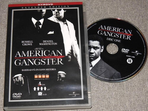 American Gangster DVD (Russell Crowe, Denzel Washington) Extended Edition