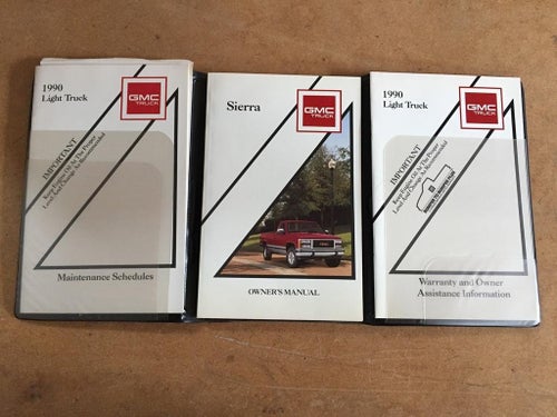 1990 GMC Sierra Owner's Manual