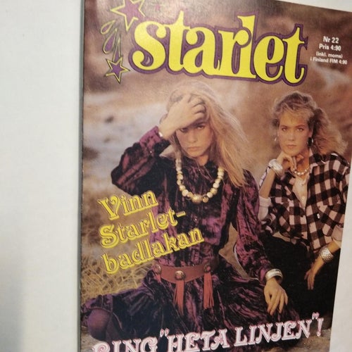 Starlet 1983 nr 22 Ken Marshall Yiao Yan ur TV-serien Marco Polo Basse W. VG