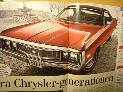 köpguide Fullsize Chrysler 1969-78  --  Sista stora generationen --