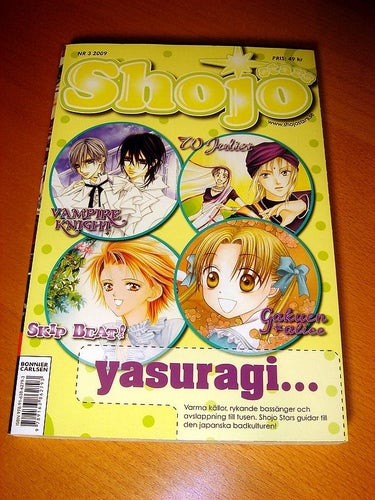 SHOJO STARS (svensk) NY OLÄST Nr 3 2009 !!!