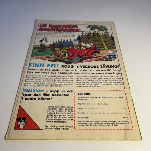Kalle Anka & co nr 24 1967, samlarex! FN