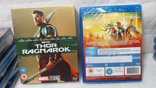 Thor: Ragnarök Blu-Ray Oöppnad & Inplastad