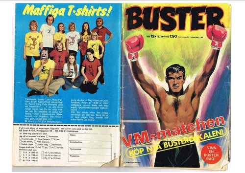 BUSTER 1973 Nr 12 (1 av 26 tidningar)