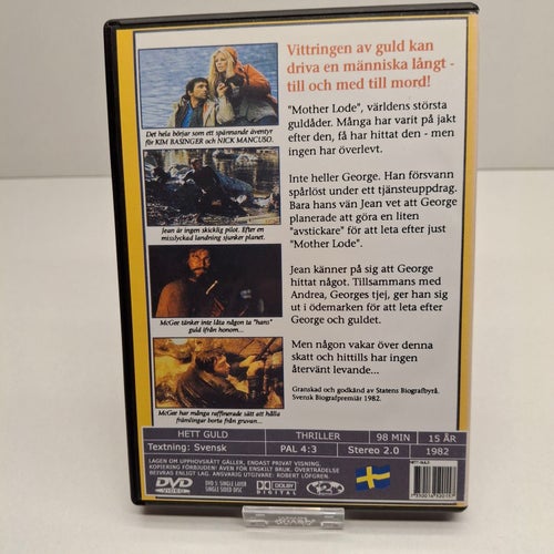 Hett Guld - Kim Basinger - Region 2, DVD-Film, Svensk text, Fint skick