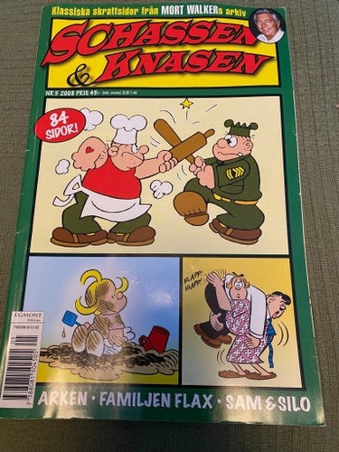 Schassen & Knasen nr 5 2008 – humor serietidning retro